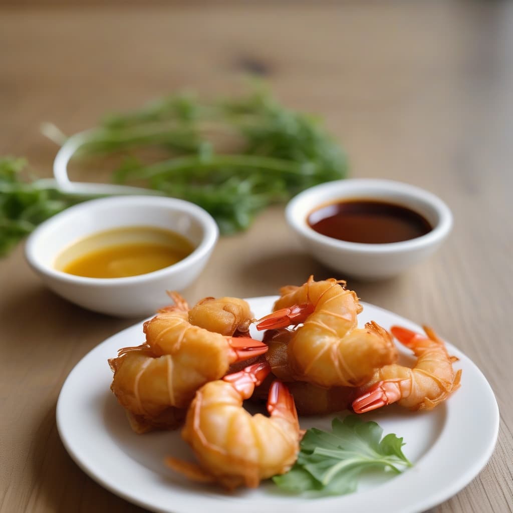 Deep-Fried Shrimp Rockets / Tom Hoa Tien (4 Pieces)