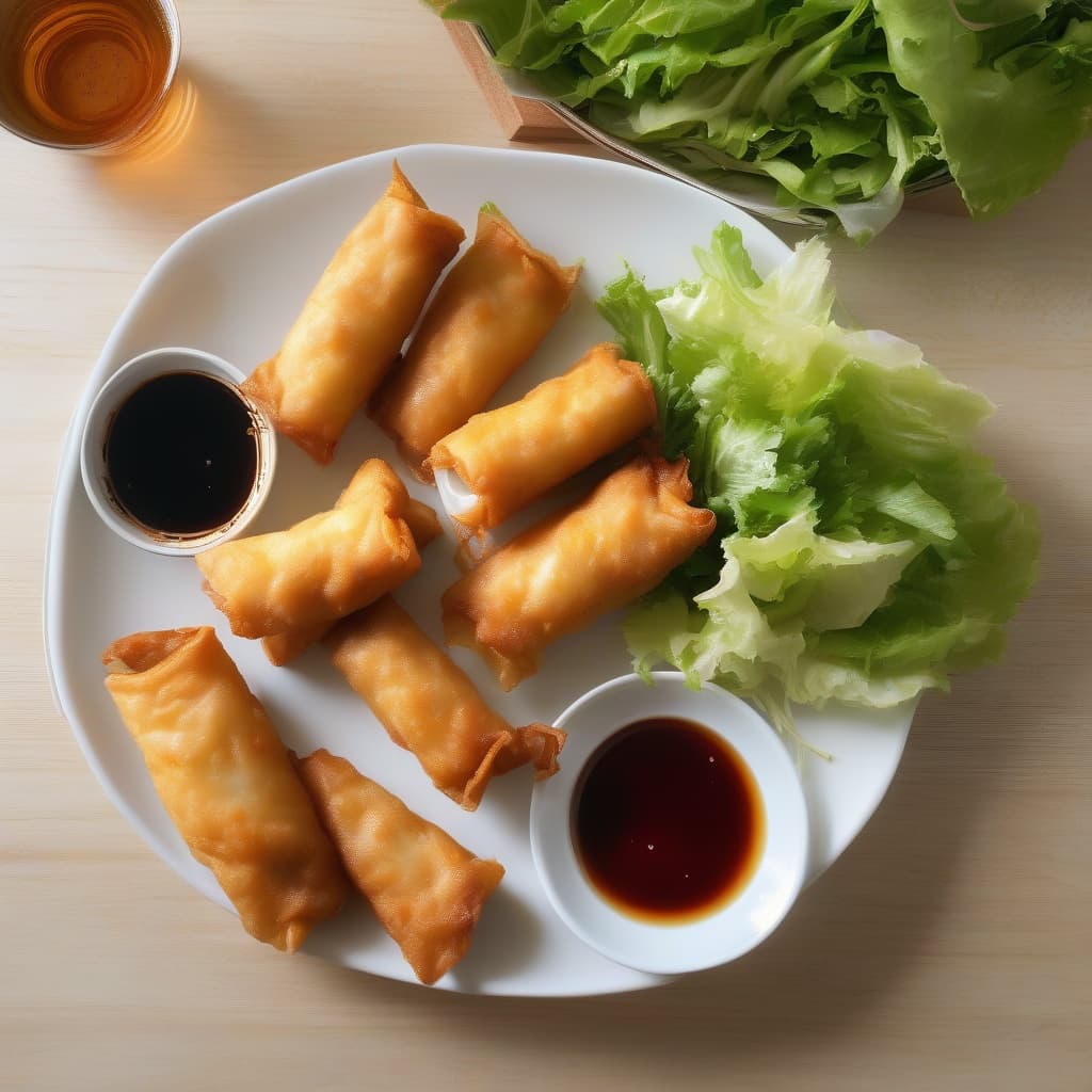 Bun Thit Heo Nuong, Cha Gio