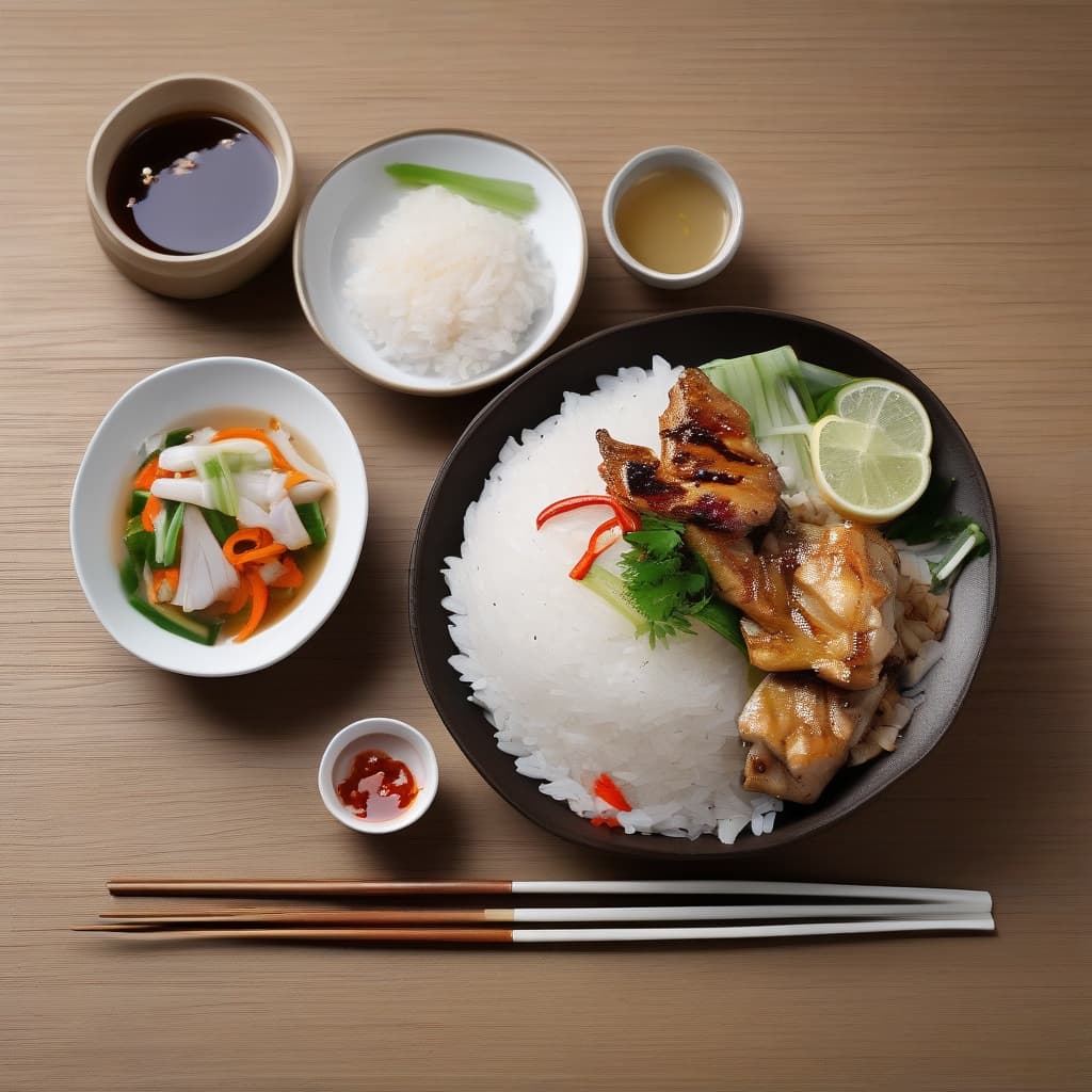 Com Ga Nuong Xa