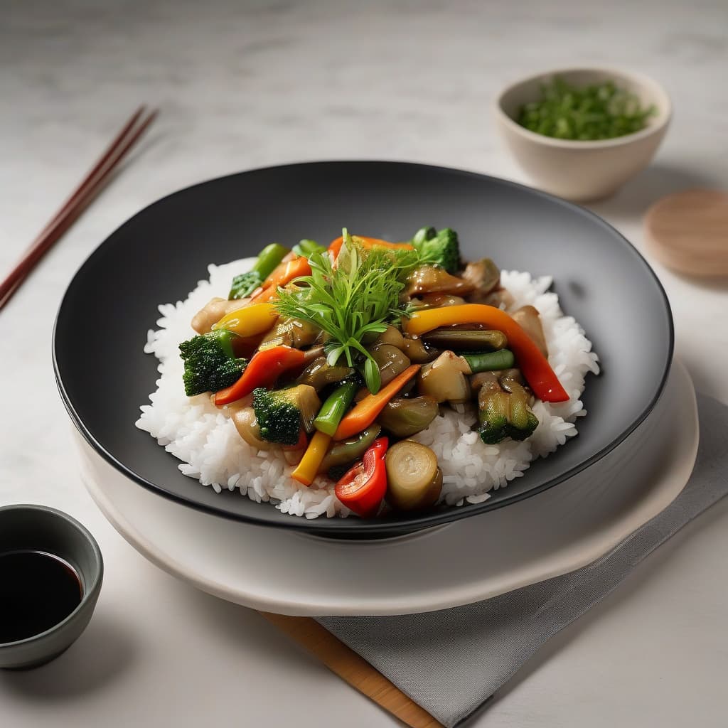 Mixed Vegetable Stir Fry with Oyster Sauce