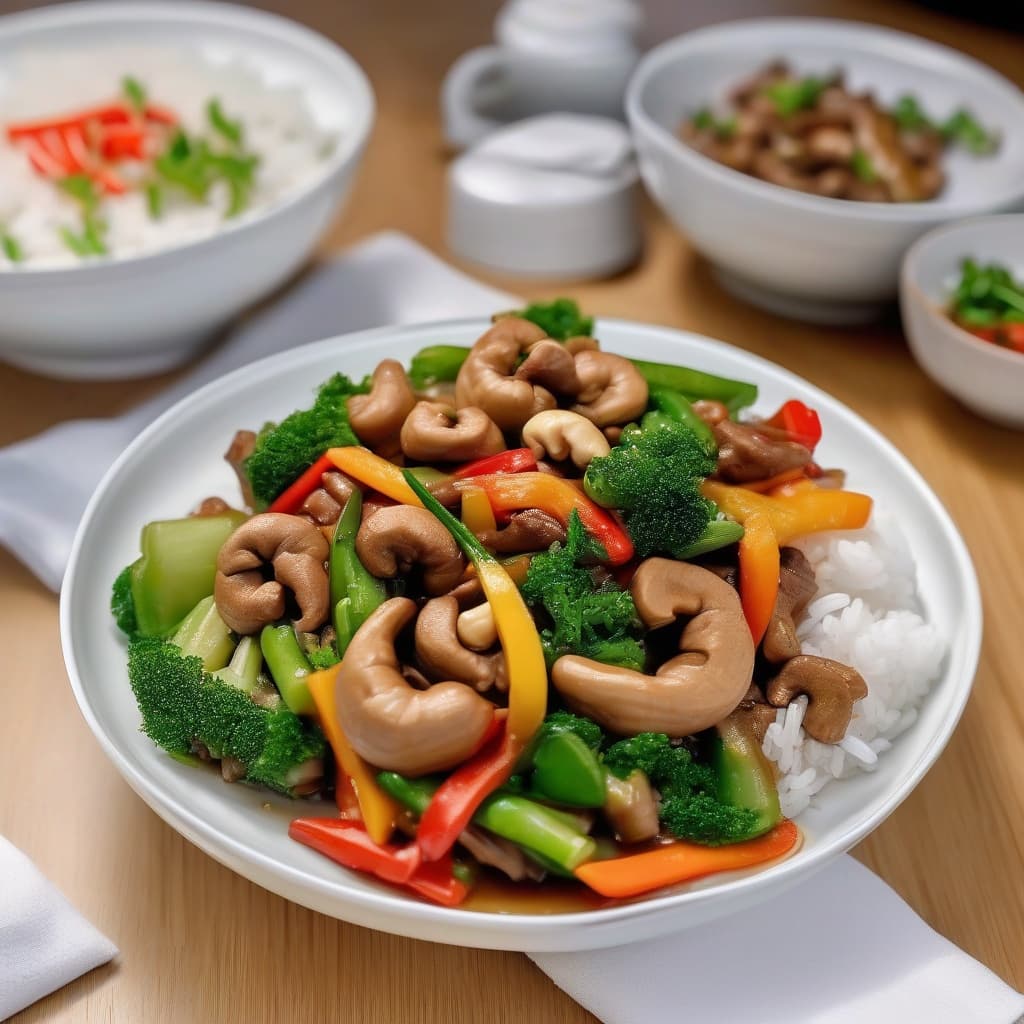 Cashew Stir with Oyster Sauce