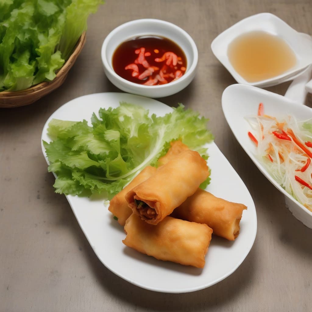 Deep-Fried Spring Rolls / Cha Gio (2 Rolls)