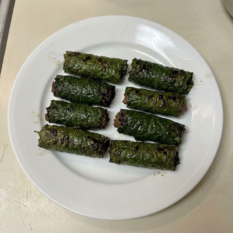 Grilled Beef Wrapped in Betel Leaves / Bo La Lot (8 Pieces)
