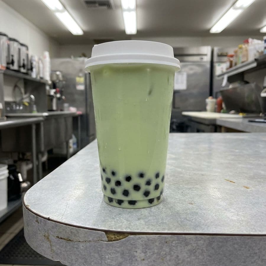 Honeydew Milk Tea / Dua Luoi